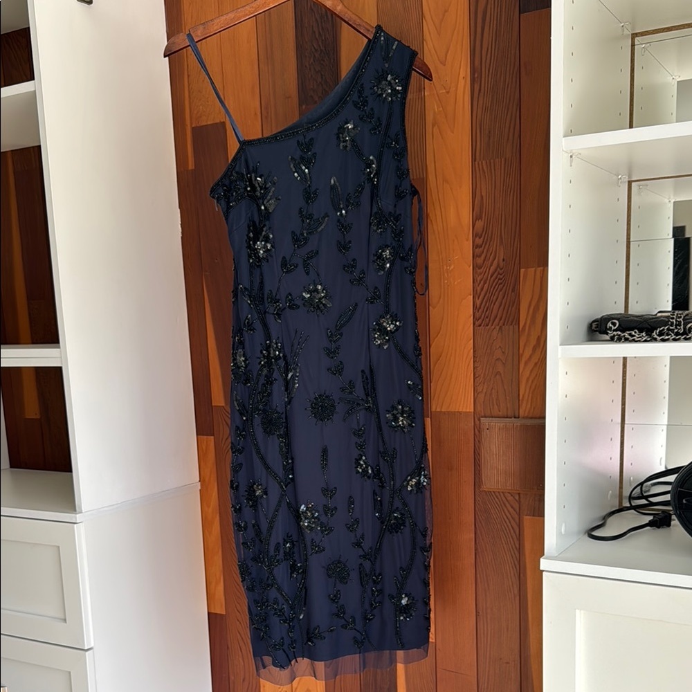 Elegant Black Embellished Dress